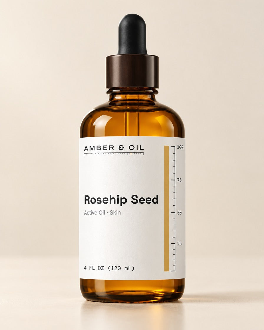 Amber & Oil Rosehip Seed bottle