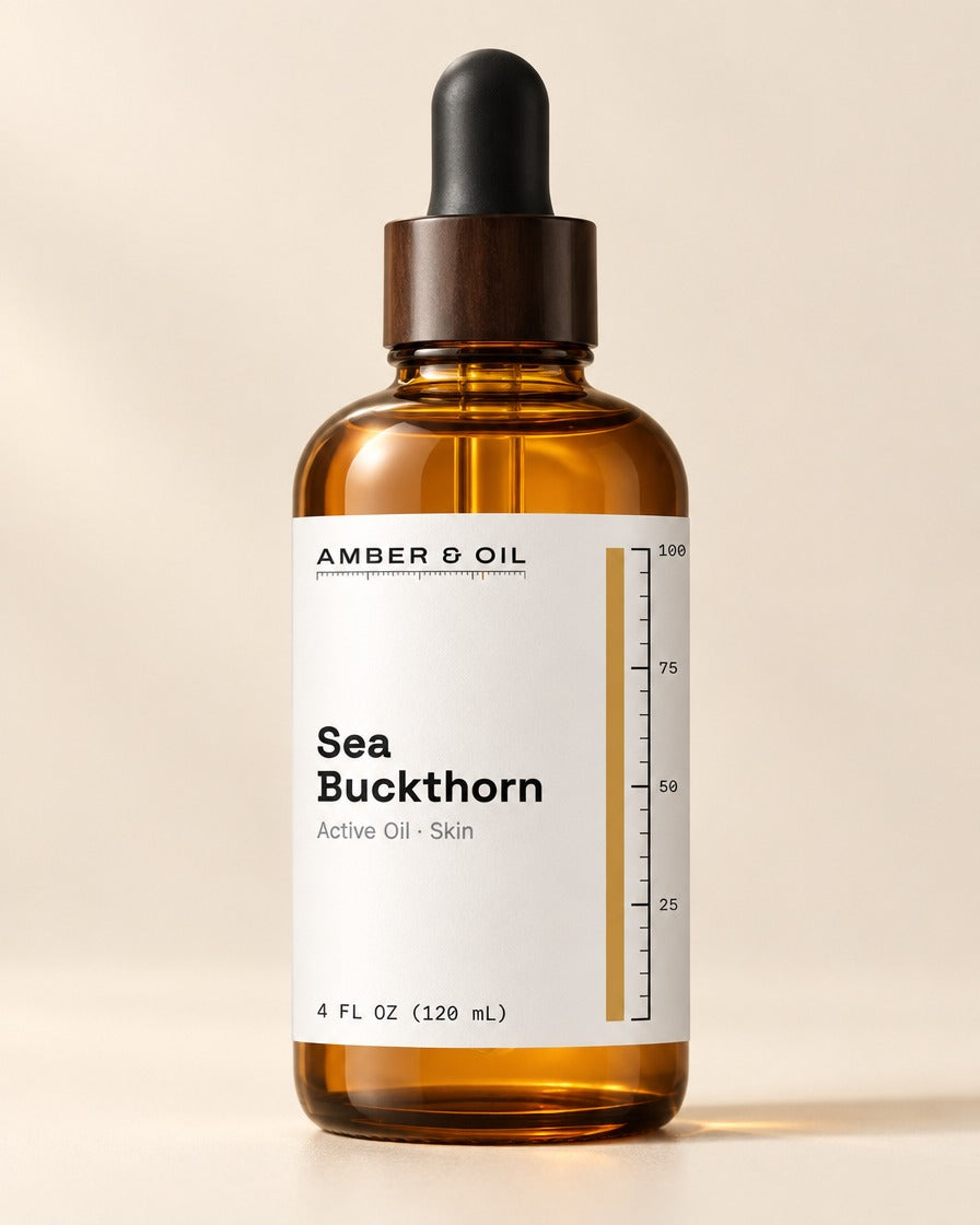 Amber & Oil Sea Buckthorn bottle