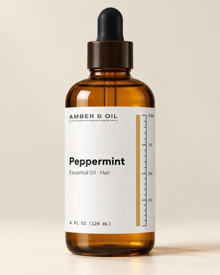 Amber & Oil Peppermint bottle