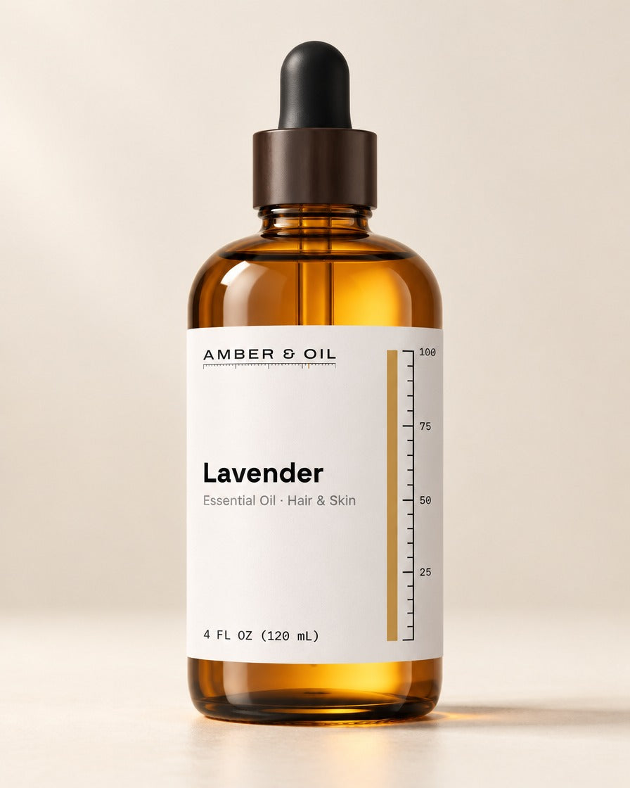 Amber & Oil Lavender bottle