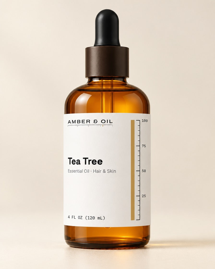Amber & Oil Tea Tree bottle