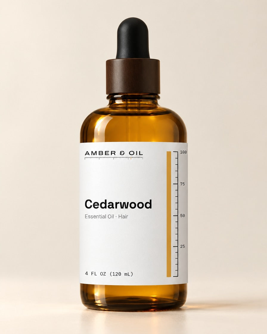 Amber & Oil Cedarwood bottle