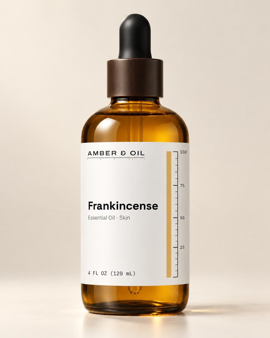 Amber & Oil Frankincense bottle
