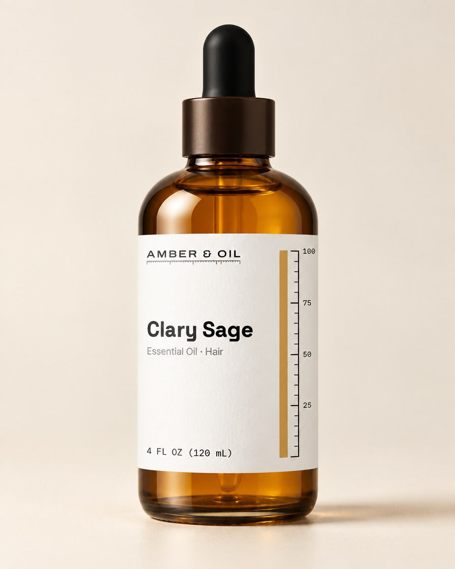 Amber & Oil Clary Sage bottle