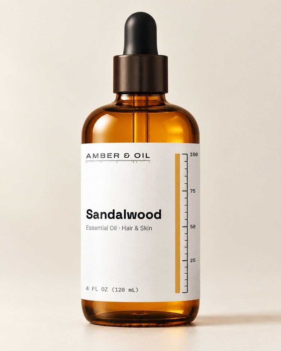 Amber & Oil Sandalwood bottle