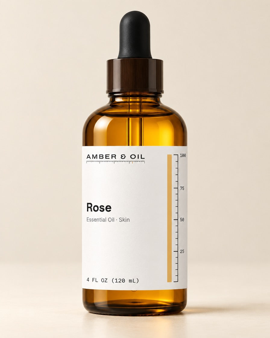 Amber & Oil Rose bottle
