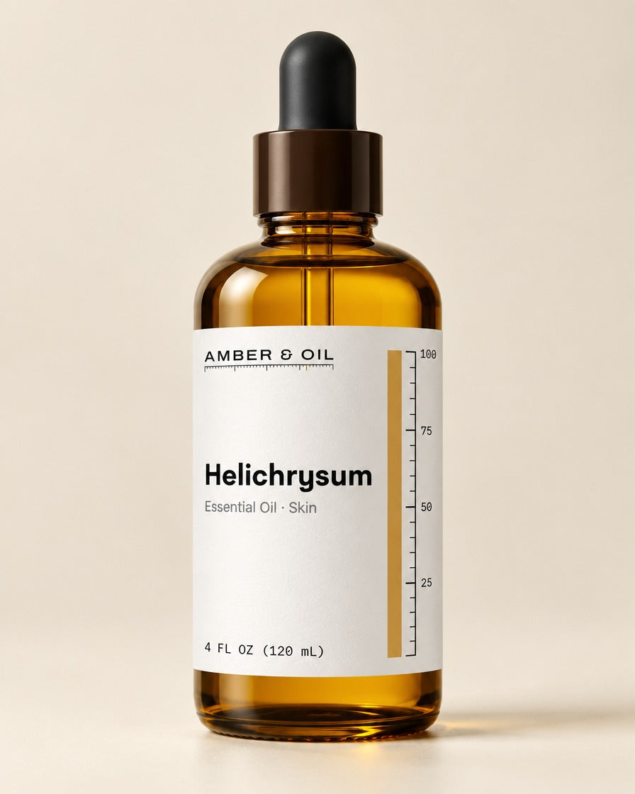 Amber & Oil Helichrysum bottle