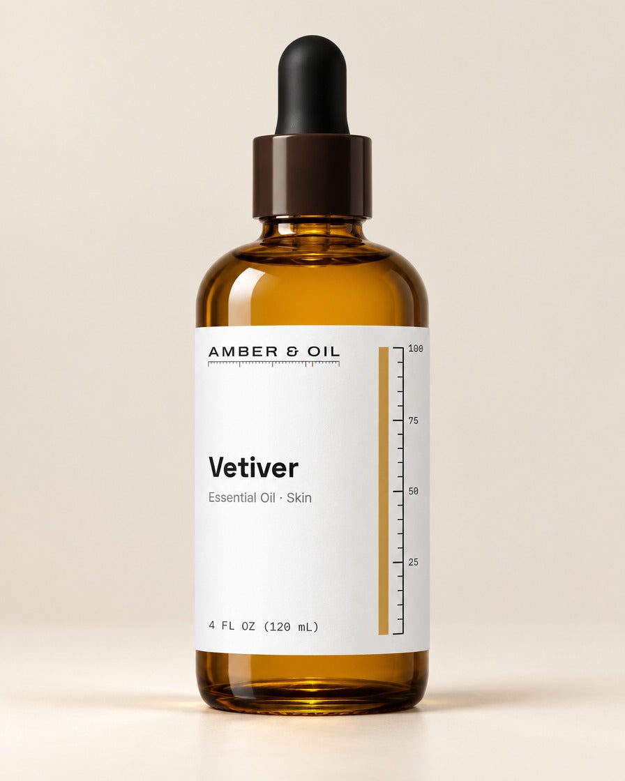 Amber & Oil Vetiver bottle